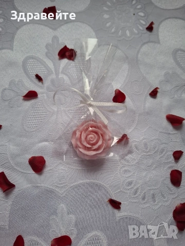 Глицеринов сапун "Розичка" с аромат на роза и ванилия + подарък , снимка 7 - Козметика за тяло - 53098249