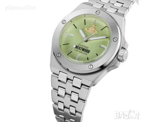 Мъжки часовник Vivienne Westwood Gold/Black Silver/Green 41MM, снимка 7 - Мъжки - 48989449