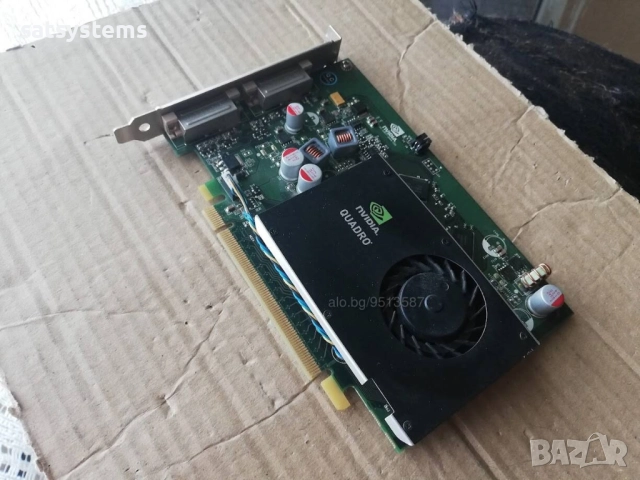 Видео карта NVidia Quadro FX 380 256MB GDDR3 128bit PCI-E, снимка 5 - Видеокарти - 52886116