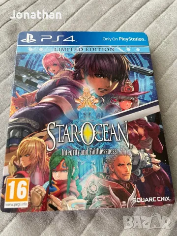 Star Ocean: Integrity and Faithlessness PS4 steelbook, снимка 1 - Игри за PlayStation - 47452458