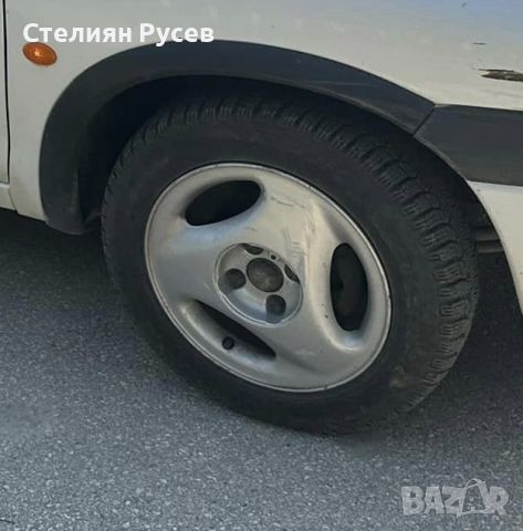 алуминиеви джанти r14 - 4 x 100 / 14 цола със гуми 165 65 14 -цена 150лв, - 4 x 100 междуболтово раз, снимка 3 - Гуми и джанти - 46775262