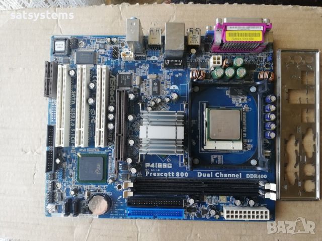 Дънна платка ASRock P4i65G Socket 478 CPU+FAN, снимка 8 - Дънни платки - 45603099