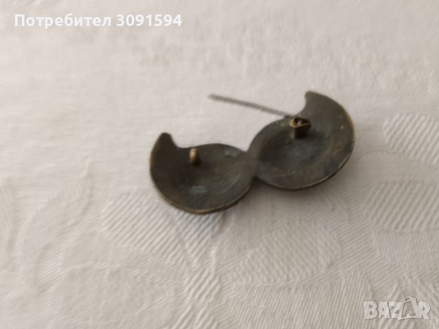  Стара Брошка пафти, бронзов накит, снимка 4 - Антикварни и старинни предмети - 46448505