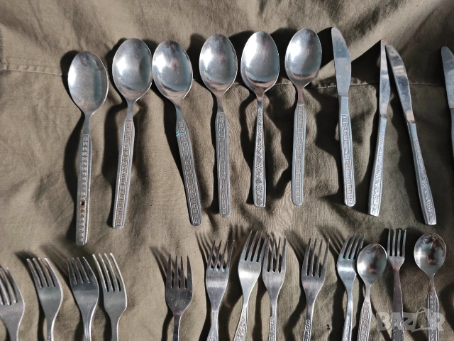 Продавам стари вилици и лъжици , снимка 4 - Сервизи - 54232656