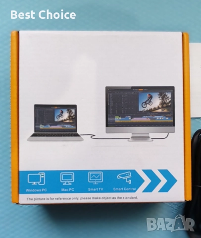 KVM превключвател (switch) AOOCOO 2 Port HD, снимка 5 - Кабели и адаптери - 52715238