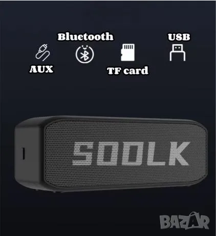 SODLK 40W IP67 Waterproof BT5 Dual Horn Surround Sound TWS Interconnection Mic Call Function TF card, снимка 8 - Тонколони - 48295600