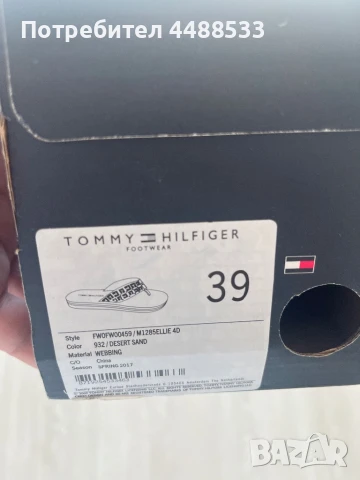 Дамски джапанки Tommy Hiliger, снимка 4 - Джапанки - 50593317