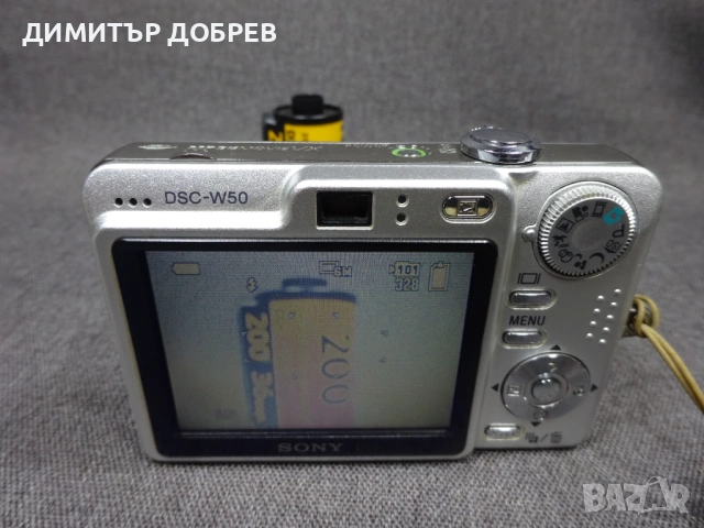 ЦИФРОВ ФОТОАПАРАТ SONY CYBER-SHOT DSC-W50 6.0MP CARL ZEISS DIGITAL CAMERA, снимка 11 - Фотоапарати - 54005176