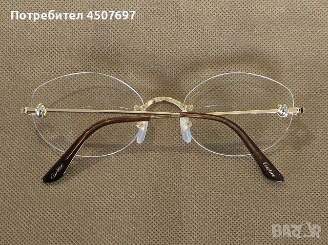 очила Cartier СТО3760 - 18к позлата., снимка 8 - Слънчеви и диоптрични очила - 53679160