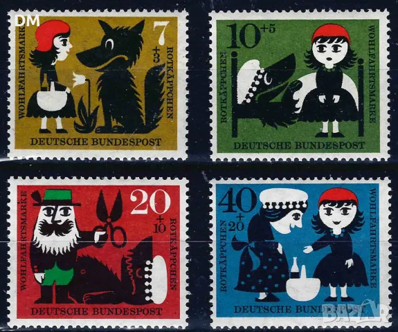 Германия ГФР 1960 - детски приказки MNH, снимка 1 - Филателия - 47059857