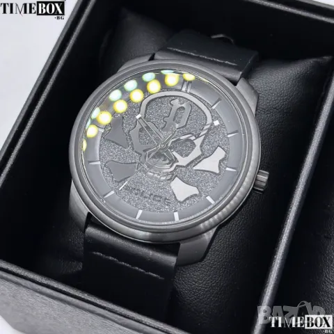 Police Black Skull Watch Gift Set PL.BLED1.SET.20, снимка 3 - Мъжки - 49612465
