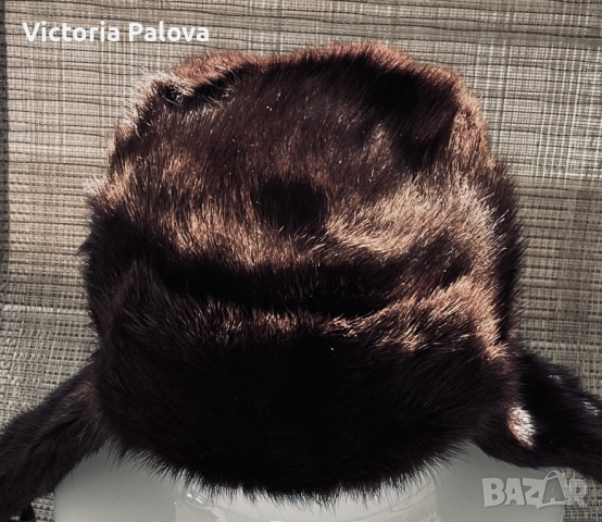 Шапка ушанка от качествена козина - автентична класика, снимка 2 - Шапки - 52325023