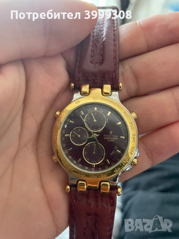 Festina Chronograph Alarm – Стил, Прецизност и Мощен Хронограф!, снимка 4 - Луксозни - 53633206