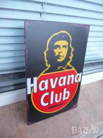 Метална табела Havana Club Че Гевара кубински ром Хавана клуб алкохолна напитка, снимка 2 - Рекламни табели - 49938767