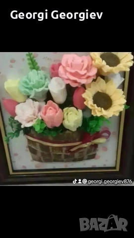 цветя изработени с глицеринов ароматен сапун , снимка 15 - Други - 51962068