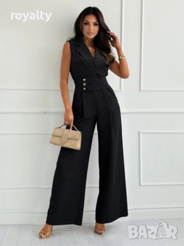 Нов Официален Черен Дамски Гащеризон 