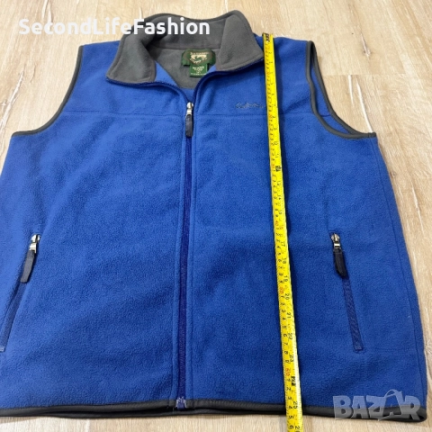 Мъжки поларен  елек Cabela's Stillwater Supply Co. размер M син., снимка 2 - Якета - 52450952