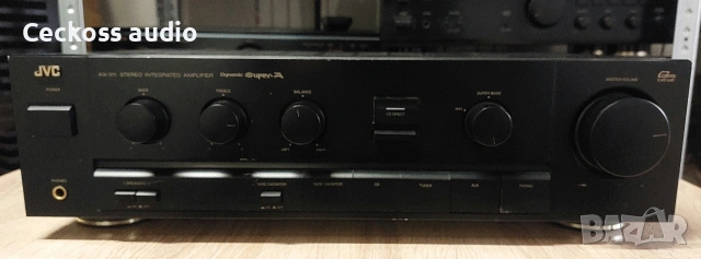 Стерео усилвател JVC AX-311BK, снимка 2 - Ресийвъри, усилватели, смесителни пултове - 54009796