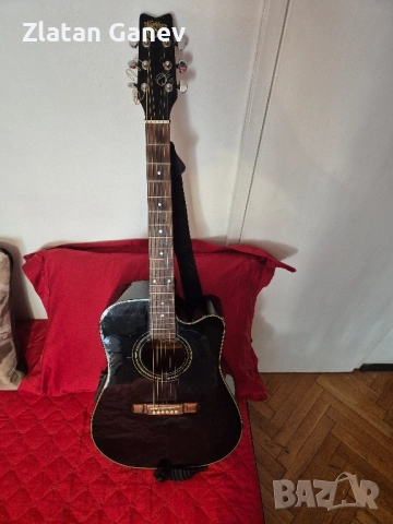 Електро-акустична китара Washburn D-12 SCE / Korea, снимка 3 - Китари - 51619283