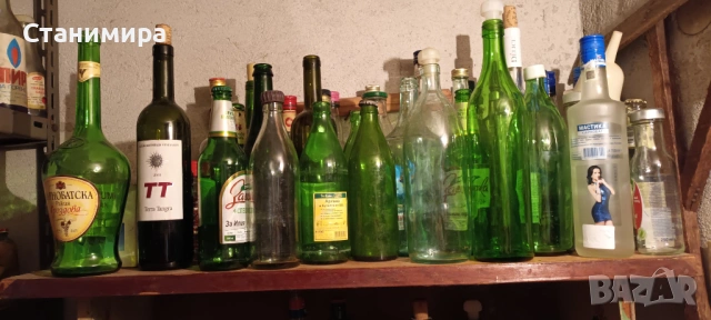 стъклени бутилки и буркани, снимка 14 - Други стоки за дома - 21374183