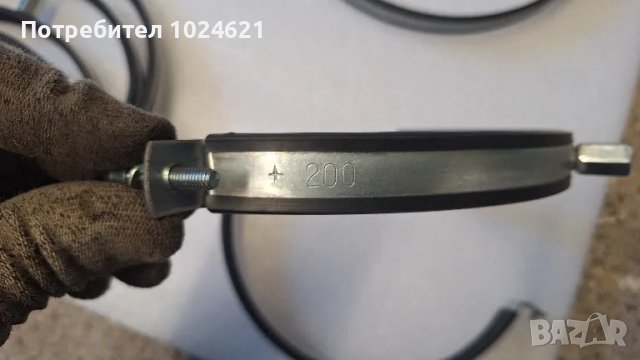 Скоби за кръгъл въздуховод Ф200, Ф250, снимка 2 - Други - 50146292