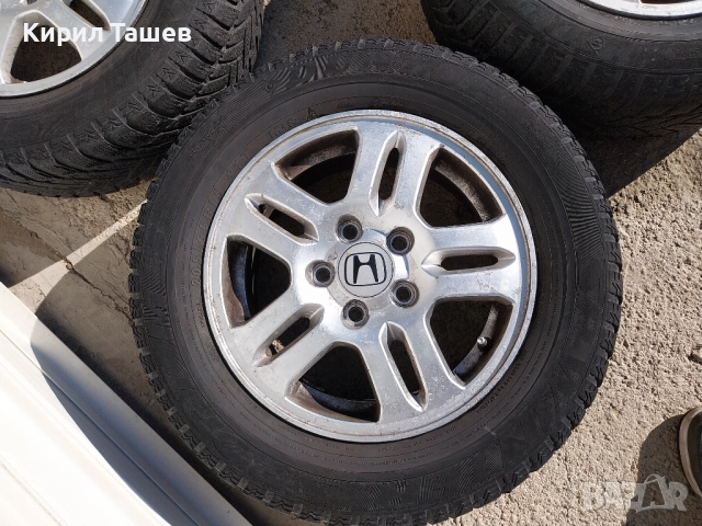 Джанти и гуми 15 - Хонда ЦРВ 5Х114.3, снимка 2 - Гуми и джанти - 52951018