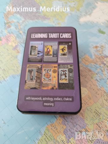 Карти Таро обучаващи с тълкувание върху всяка карта, снимка 1 - Карти за игра - 45320900