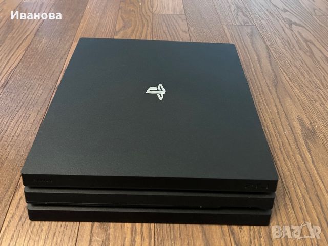 PlayStation 4 pro + 2 joysticks , снимка 2 - PlayStation конзоли - 46649217