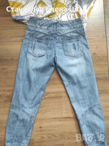 Дамски дънки памучни, снимка 4 - Дънки - 54270063