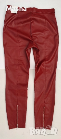 Нови дамски панталони ZARA бордо , снимка 4 - Панталони - 52690103