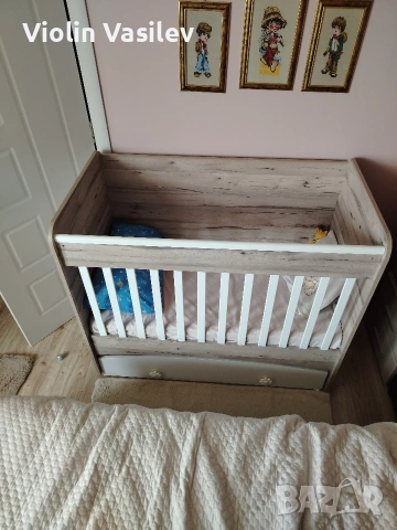 Детско креватче + макрак, снимка 2 - Кошарки - 54163696