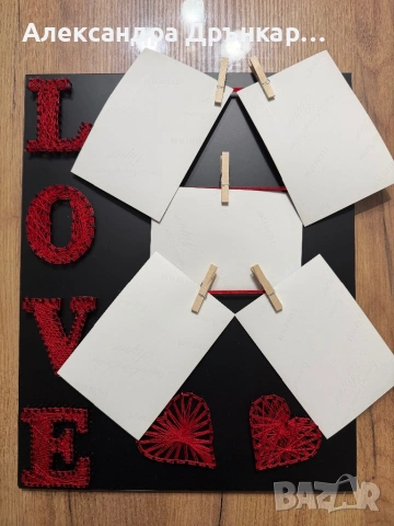 Стринг арт рамка за снимки , снимка 2 - Картини - 53494461