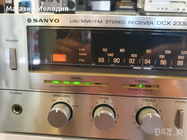 Ресийвър Sanyo DCX 233L В отлично техническо състояние, много добър външен вид., снимка 5 - Ресийвъри, усилватели, смесителни пултове - 49128431