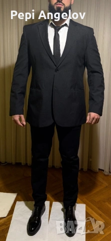 Елегантни мъжки костюми + официални обувки – абитуриентски, неразличими от нови 👔, снимка 7 - Костюми - 53853223