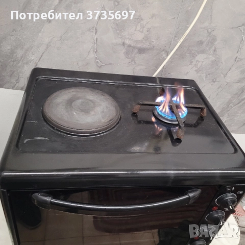 Комплект печка с газ., снимка 2 - Печки, фурни - 52365002