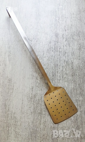 Огромна неръждаема решетъчна лъжица 