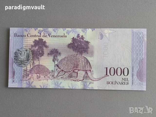 Банкнота - Венецуела - 1000 боливара UNC | 2017г., снимка 3 - Нумизматика и бонистика - 52743805