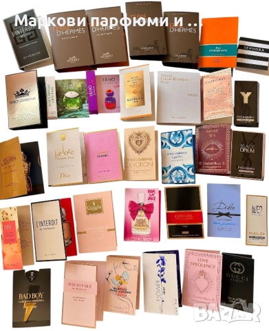 Парфюмни мостри на промо цени, Dior Gucci Dolce&Gabbana Chanel Givenchy Guerlain Charlotte Tilbury