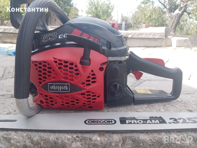бензинов верижен трион scheppach CSP5300TL, снимка 2 - Градинска техника - 51710440