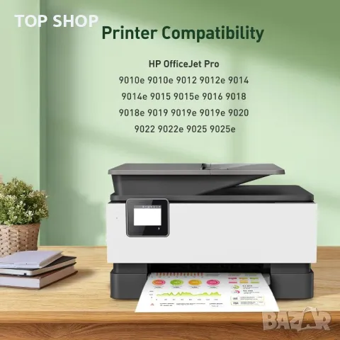 KINGJET 963XL мастилени касети за HP 963 за OfficeJet Pro 9010 9012 9014e (черно жълто циан магента), снимка 2 - Консумативи за принтери - 49500152