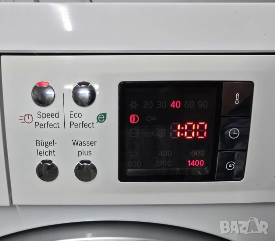 Пералня BOSCH Logixx 8 ГЕРМАНИЯ А +++ 8кг/1400 оборота, снимка 8 - Перални - 53185477
