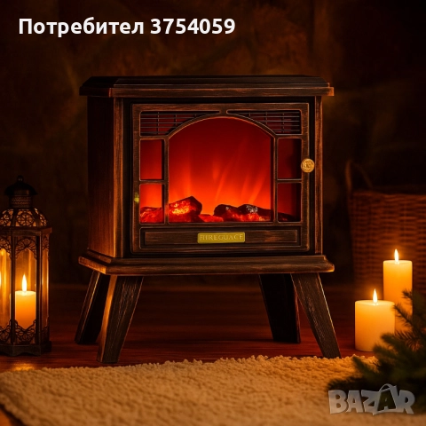 Ретро камина с ефект на пламък – уют и атмосфера навсякъде, снимка 2 - Декорация за дома - 52237120