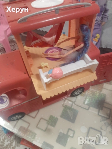 Каравана с барби+Хеликоптер, снимка 4 - Други - 54084002