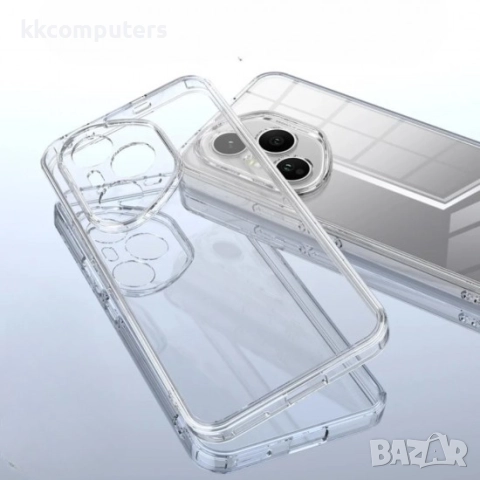 Силиконов кейс MBX 2mm и Протектор За Honor 400, Прозрачен, снимка 2 - Калъфи, кейсове - 51923860