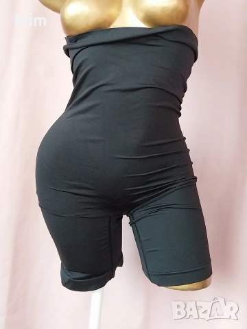L/XL Черно ,безшевно ,моделиращо бельо с висока талия с отворено дъно