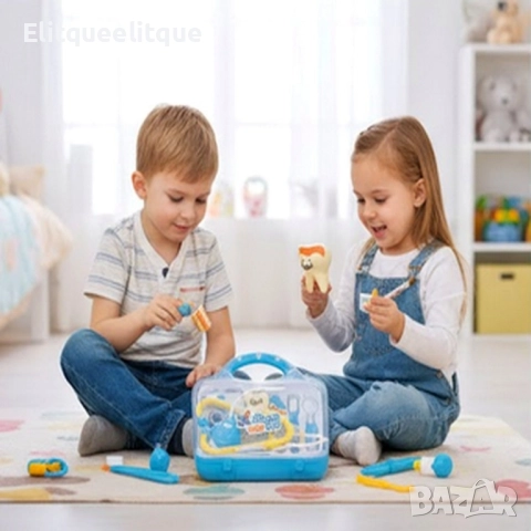 Детски зъболекарски комплект Cleaners Doctor Tooth, снимка 5 - Играчки за стая - 52166715