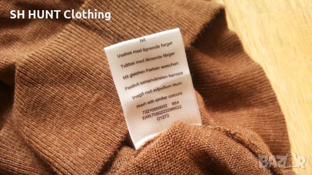 Dressmann 100% EXTRA FINE Merino Wool размер M блуза 100% Мерино вълна - 1110, снимка 9 - Блузи - 46450062
