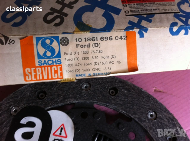 Феродов Диск Sachs за Форд Сиера, Таунус и Капри / FORD Sierra, Taunus, Capri, снимка 3 - Части - 51054967