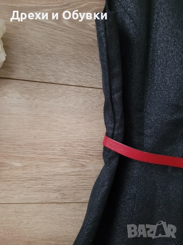 Официална черна рокля с блясък VERO MODA , снимка 2 - Рокли - 52688259