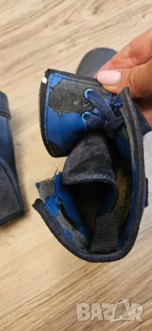 Тъмно сини боти, номер 38, снимка 11 - Дамски боти - 51786554